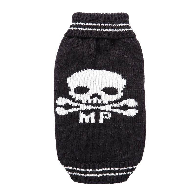 Czaszka Halloween Sweter dla zwierząt domowych Strój dla zwierząt domowych Ubrania dla psów Sweter Ubrania dla dużych psów_voghion.com