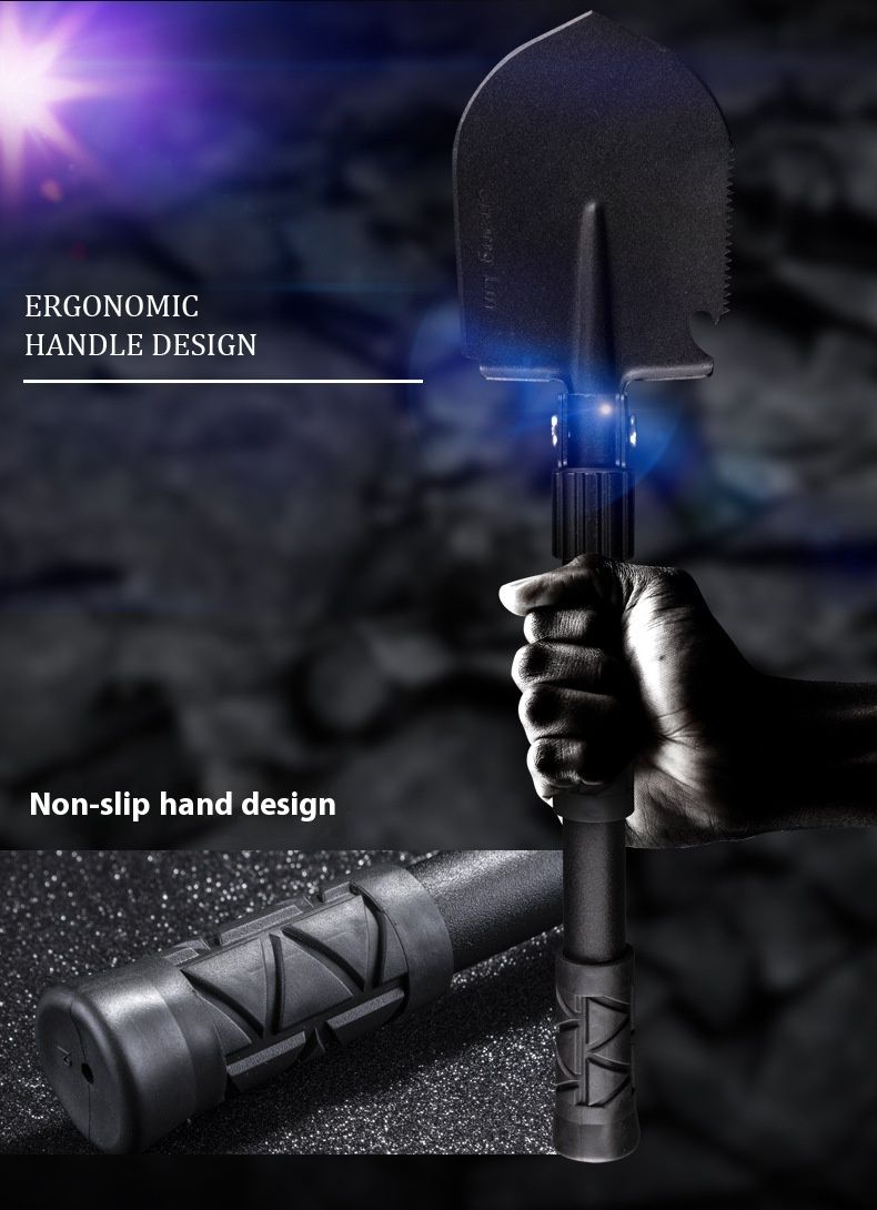 Chang Mini Engineer Multi functional Folding Outdoor Shovel in Hand with shovel_voghion.com