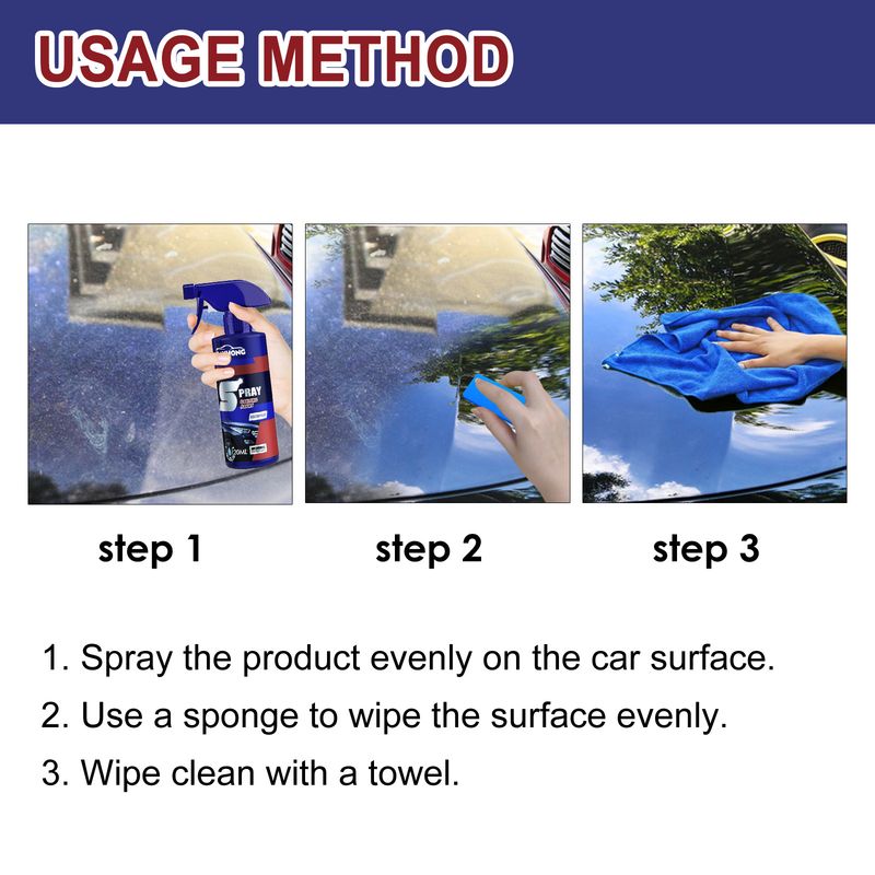 Automobile coating spray car paint maintenance paint decontamination brightening nano coating spray coating agent_voghion.com