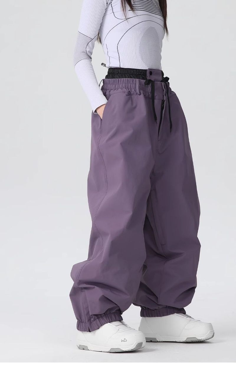 2025 Set For Men And Women Windproof Waterproof Warm Zipper Snow Suit Professional Ski Pants Equipment_voghion.com