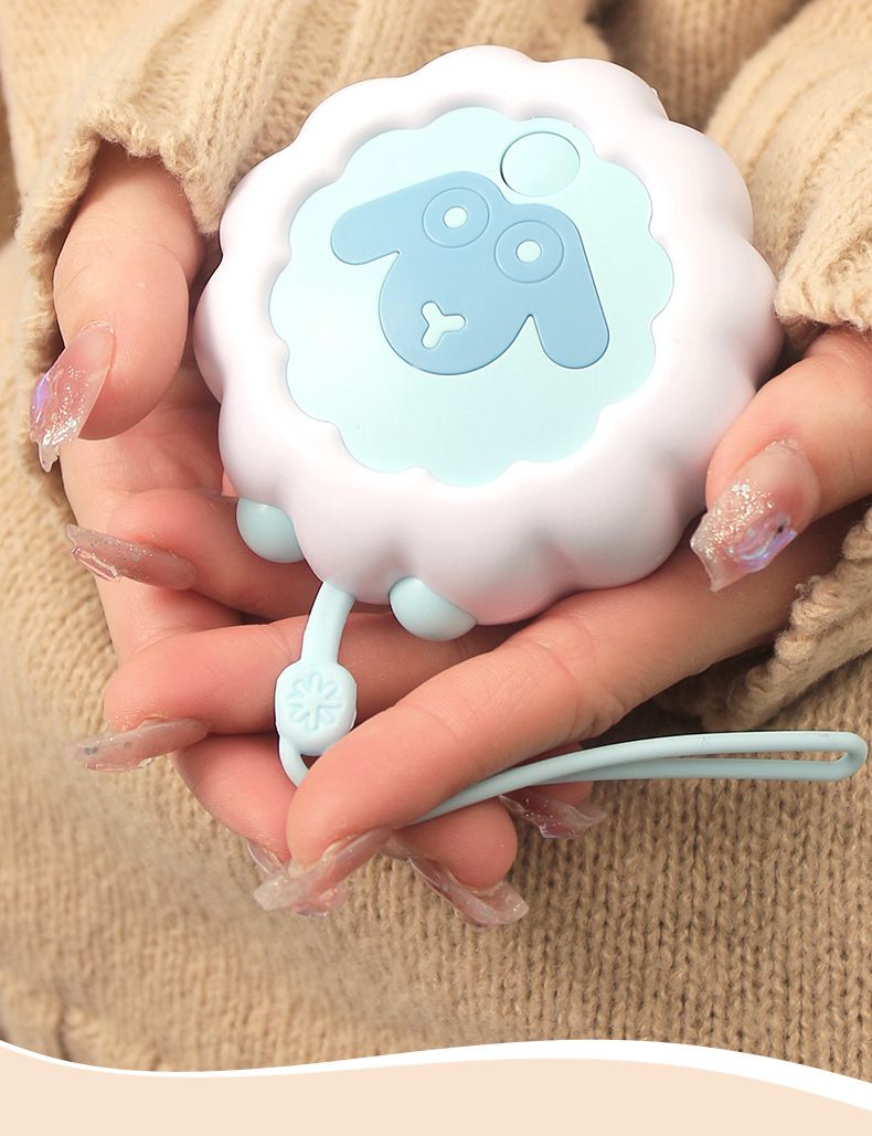 USB Hand Warmer – Cute Animal Heating Pad With Built-in 1200mAh Battery, Portable & Fast Heating For Home/Office/Travel (Sheep/Corgi/Mirror Design)_voghion.com