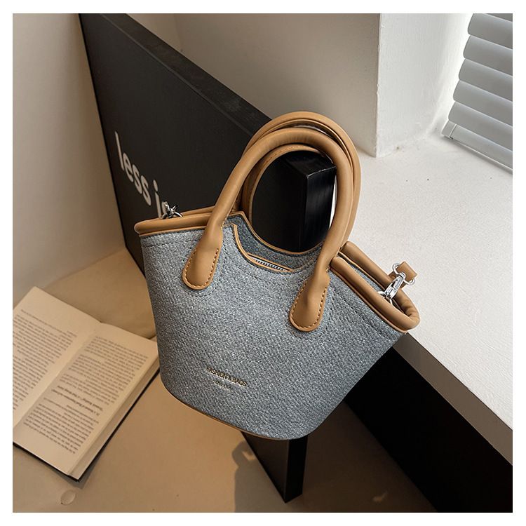 Handheld Bucket für Damen 2024 Neue koreanische Version Modische, vielseitige Umhängetasche, einfache und Nischen-Umhängetasche_voghion.com