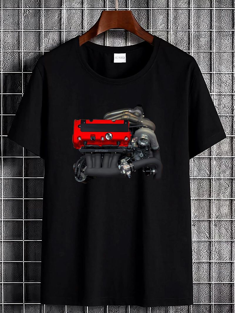 DC5 K20A Typ R RSX K20 Typ S K24 K-Serie Turbo-Krümmer-Kit T-Shirt, gedehnt, stilvolles Designer-Kleidungsoberteil für den Alltag, lässig_voghion.com