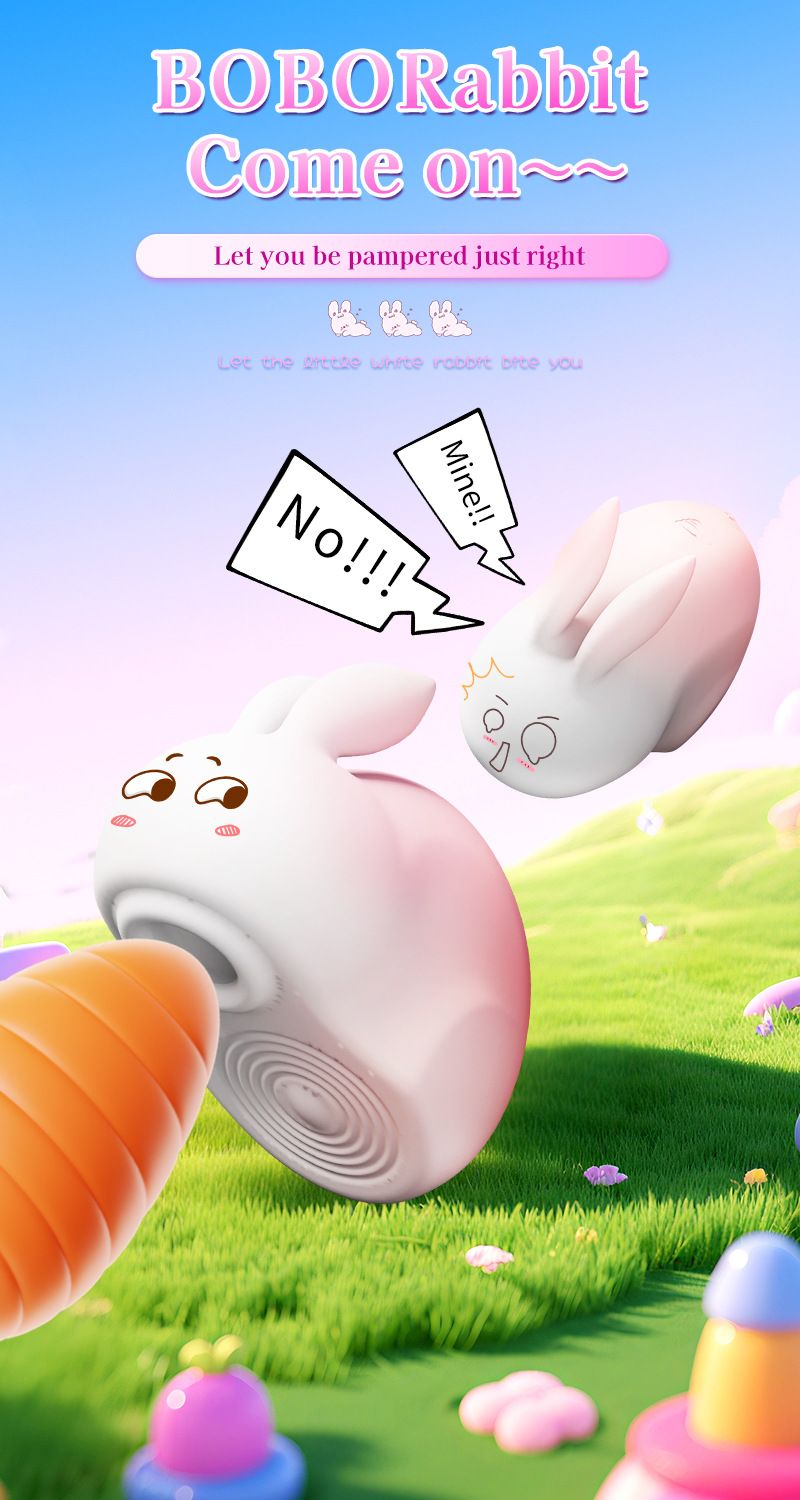Bobo Rabbit, vibratore per adulti ad alta frequenza e forte vibrazione, piccolo e carino, giocattolo per flirtare con le donne_voghion.com