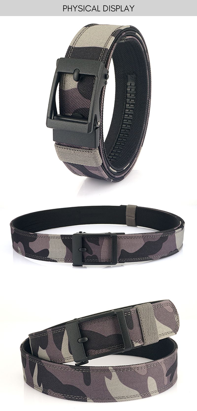 HOT KOLBER Hard Tactical vīriešiem Metāla automātiska sprādze, militārais lielgabals 1100D neilons, āra IPSC jostas gadījuma jostasvieta, vīriešu_voghion.com