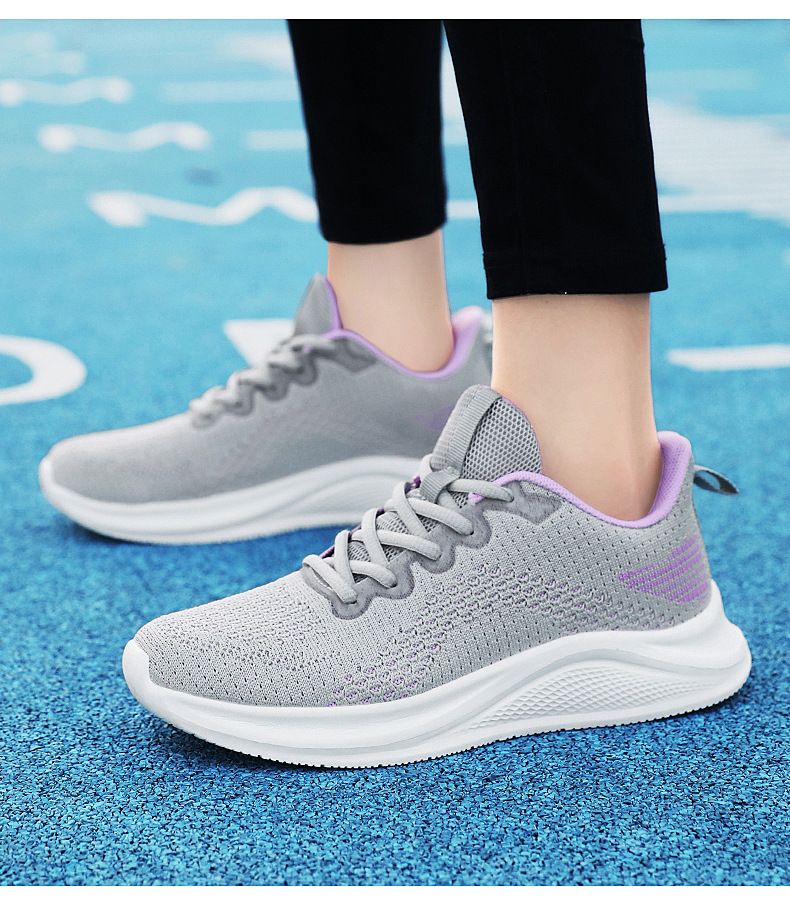 Studenti delle scuole medie speciali con corda per saltare, scarpe da corsa casual ultra leggere per donna, traspiranti, antiscivolo,_voghion.com