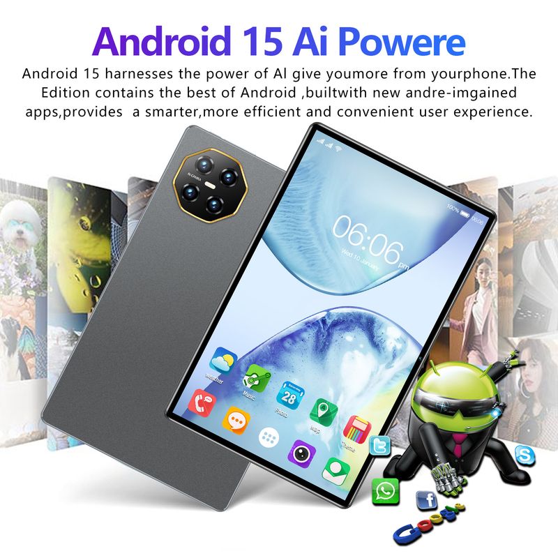 XT Mate 10,1 hüvelykes Androidos tablet Google Play Áruházzal - Dual SIM, 2 GB RAM 32 GB tárhely, IPS HD kijelző, könnyű kialakítás_voghion.com