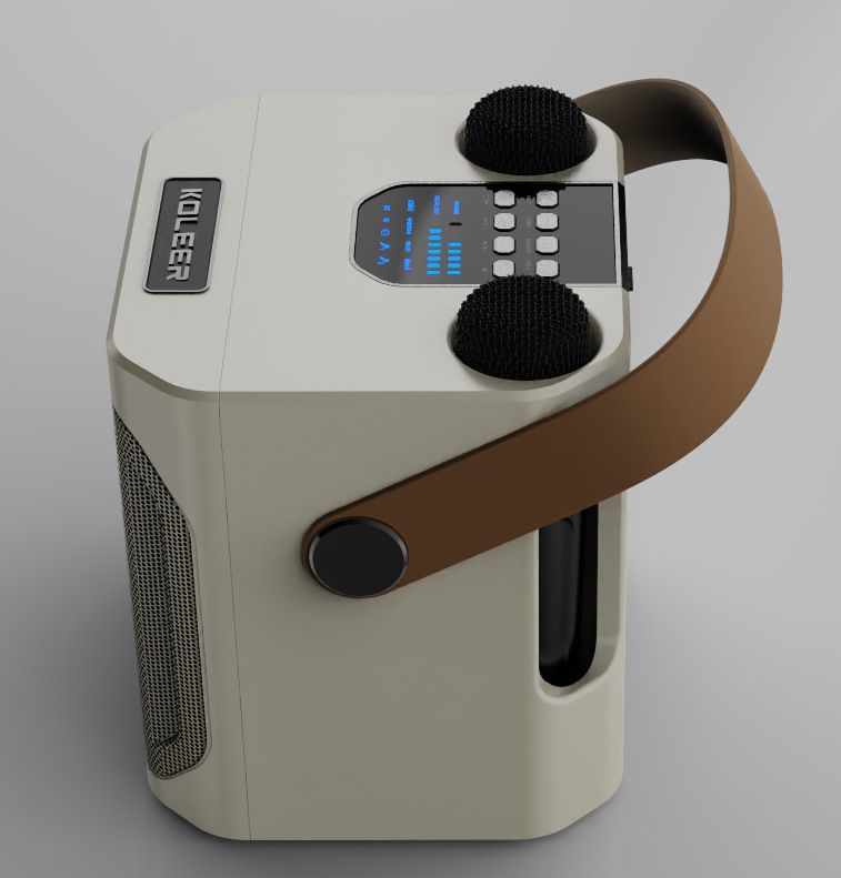 Koleer S882 Bluetooth Outdoor Speaker High Volume Home Dual Microphone With Mic Karaoke All-in-One Machine_voghion.com