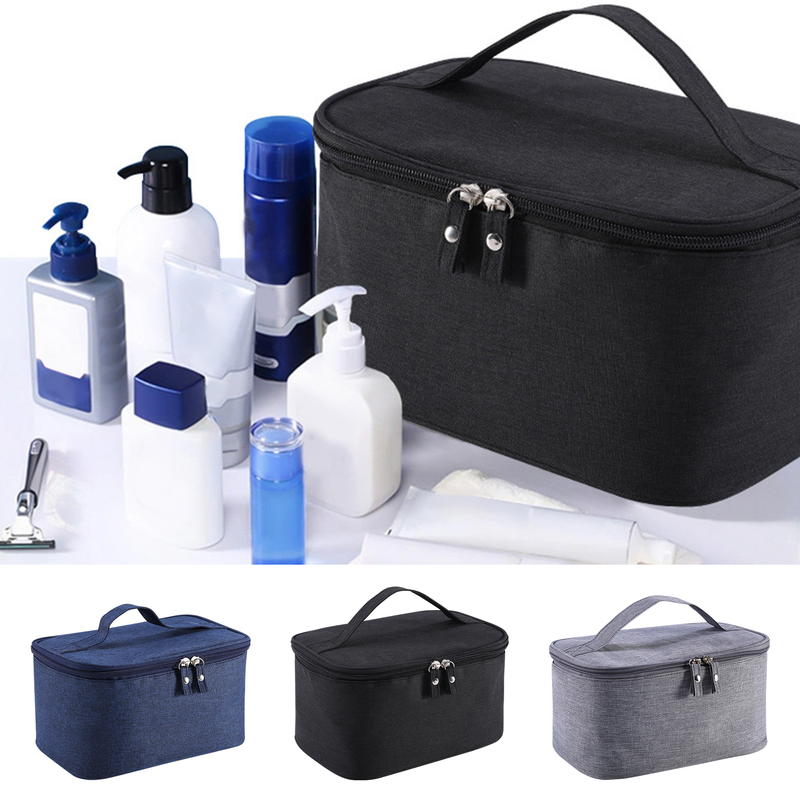 Kjiuyou Cosmetic Bag Large Capacity Toiletry Bag Portable Travel Makeup Organizer With Double For Men Women_voghion.com