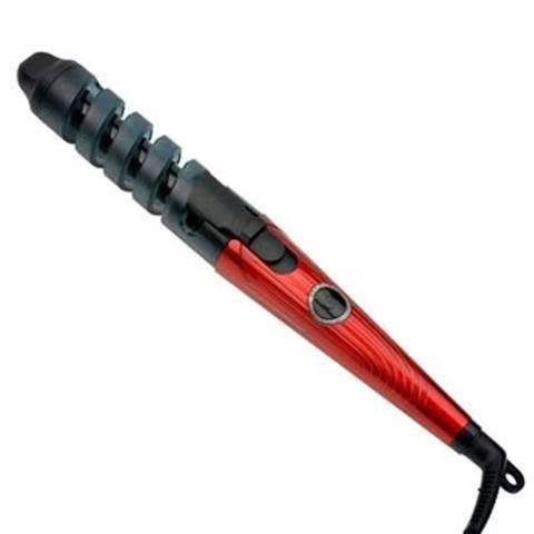 Heat-Resistant Curling Iron For Long Hair - Fast Heating Wand With Water Wave Effect (Manual Curler Long-Lasting Hold Safe Touch Handle)_voghion.com
