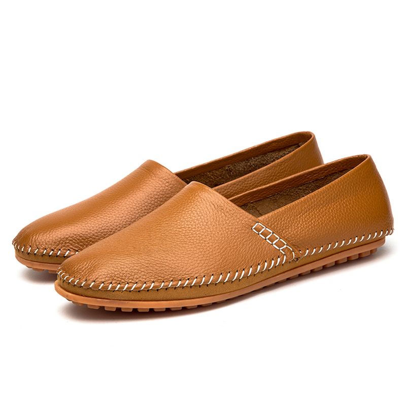 Men's Driving Moccasins Slip-On Loafers - Lightweight Breathable Casual Shoes With Rubber Sole, Comfortable For Daily Wear_voghion.com