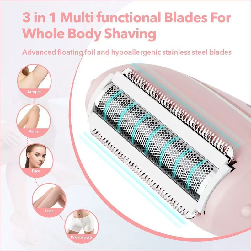 Epilator New Electric Women's Shaver Rechargeable Model Private Body Underarm Rechargeable Shaver Leg Epilator_voghion.com
