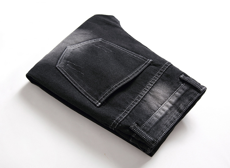 Abbigliamento uomo felpa con cappuccio a maniche lunghe jeans Jeans strappati set_voghion.com