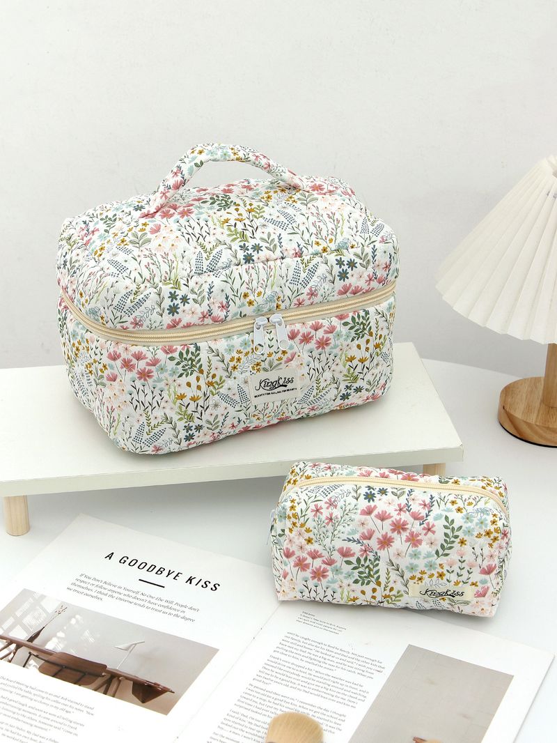 Cosmetic Bag For Women, Large Capacity, Cosmetic Storage Bag, Travel Portable, Foldable Toiletry Bag, Skin Care Storage Bag_voghion.com
