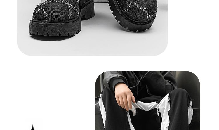 Original Niche Trendy Derby-Schuhe mit dicker Sohle_voghion.com