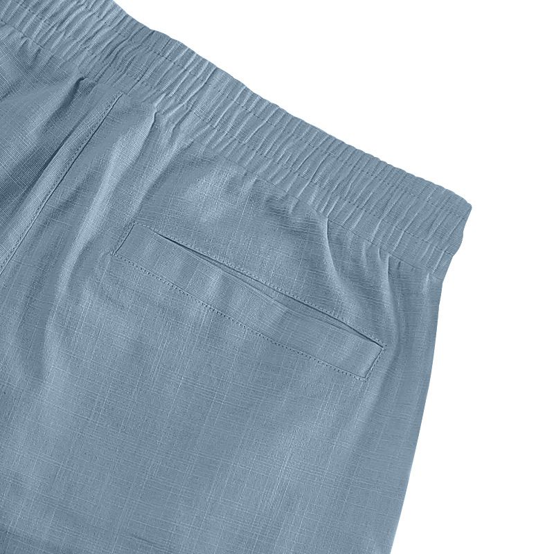 Men's Tactical Cargo Shorts - Breathable Linen Blend, Multi-Pocket Outdoor Casual Shorts For Summer, Lightweight & Comfortable (S-XXXL)_voghion.com