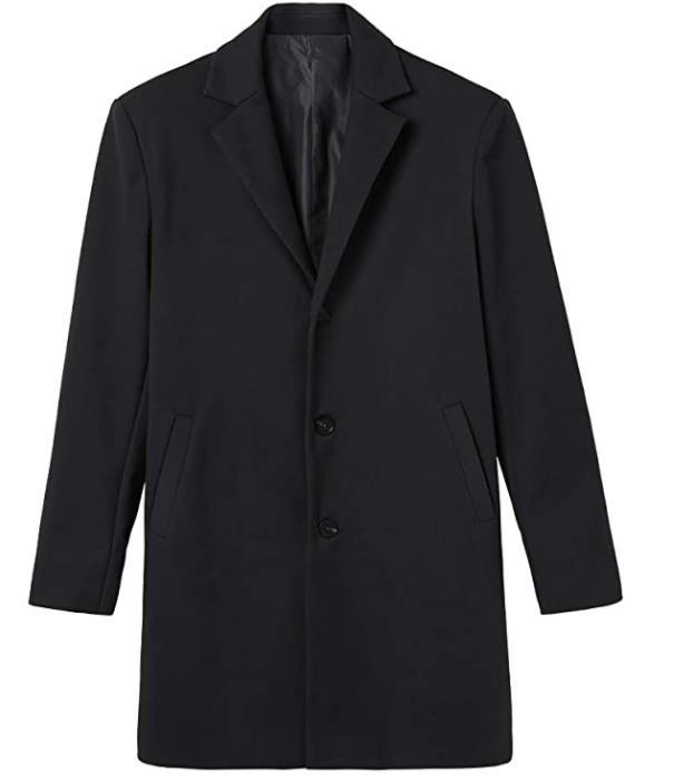 Men's Wool Blend Overcoat - Stylish Long Coat For Autumn & Winter, Thickened Warm Jacket With Multiple Pockets (Green/Black/Grey/Camel, Sizes M-3XL)_voghion.com