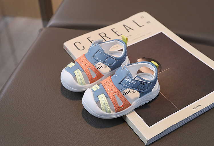 Kinderschuhe Sommer Neue Baby Weiche Sohle Jungen Sandalen Hohl Rutschfeste Kleinkind Schuhe_voghion.com