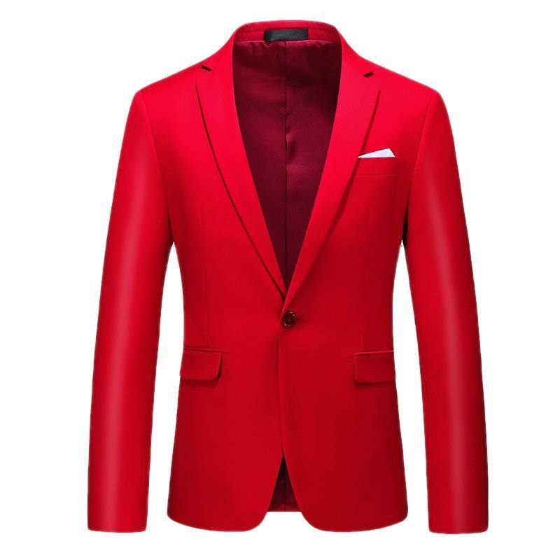 CT 2025 Autumn New Men's Solid Color One-Button Blazer Plus Size Fashion Slim Fit Suit Jacket For Men_voghion.com