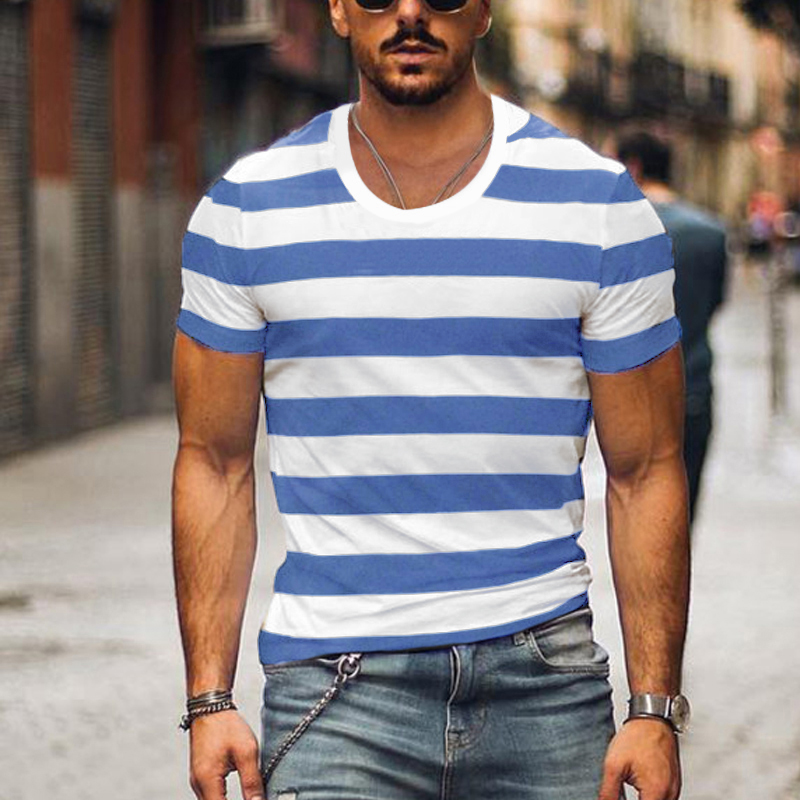 Modes 3D drukāts vīriešu T-krekls vasaras apaļa kakla kakla daļā ar īsām piedurknēm vīriešu apģērbi ielas apģērbi lielizmēra tops_voghion.com