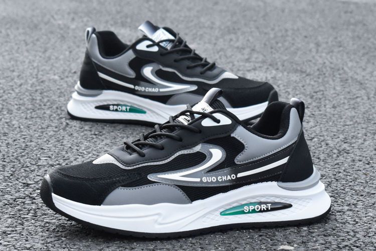Chaussures de course décontractées et respirantes en maille pour hommes, nouvelle collection printemps-été 2024_voghion.com