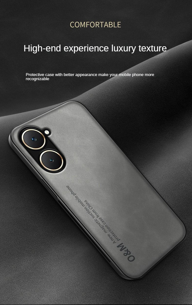 Capa à prova de choque para VIVO Y03 Y18 Y28 Y28S 5G Y17S Y27 Y16 Y35 Y02 Capa protetora com suporte magnético para carro Coque Funda Capa_voghion.com
