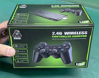 Console de jeu HDMI haute définition avec contrôleur double lecteur sans fil classique M8 Home TV_voghion.com