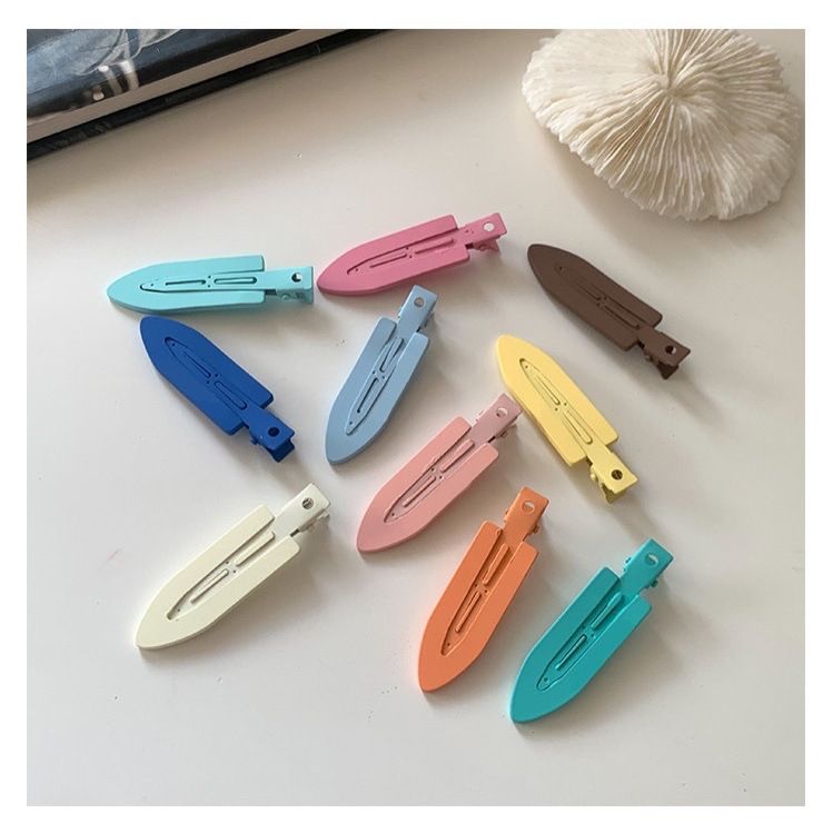 2 komplekti kreemjas meigitüdruku südamekommi värvi õmblusteta juuksetuka klambrid, küljeklambrid_voghion.com