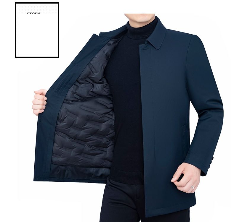 Lunar Apex 2023 Winter New Men's Short Lightweight Thickened Cold-Proof Coat For Young And Middle-Aged Men Casual Duck Down Jacket_voghion.com