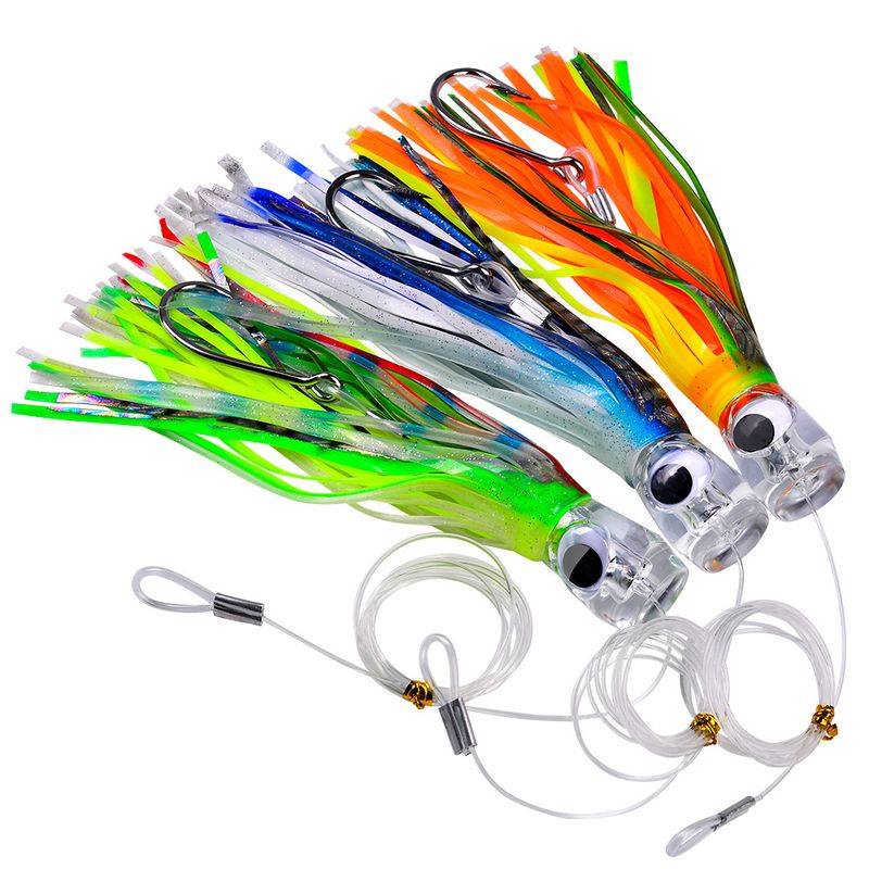 Köder Acryl Octopus Drag Soft 23cm 17cm Harz Bionic Köder Meer Boot Angelausrüstung_voghion.com
