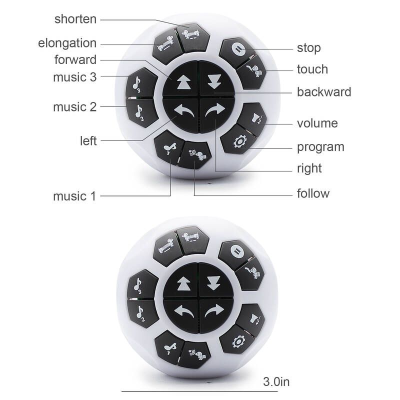 Remote Control Robots Dog Toy, RC Robot Dachshund Puppy Interactive Intelligent, Programmable Smart Robotic Pets For Kids 8+_voghion.com