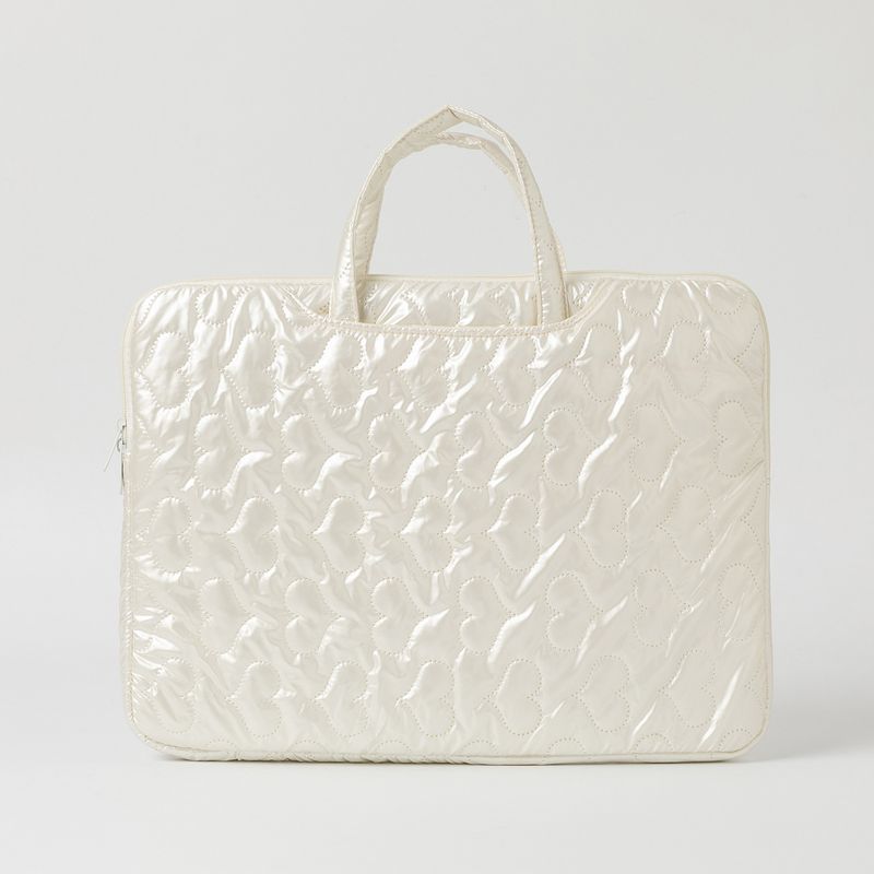 Laptop Bag Japanese And Korean Version Ins Cotton Bag New Diamond Large-capacity Notebook Handbag Ipad Liner Bag_voghion.com