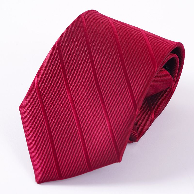 Cravatta da uomo con cerniera, elegante e formale, per donna, sposo, matrimonio, blu a righe, sottile, nera, senza nodo, facile da tirare_voghion.com