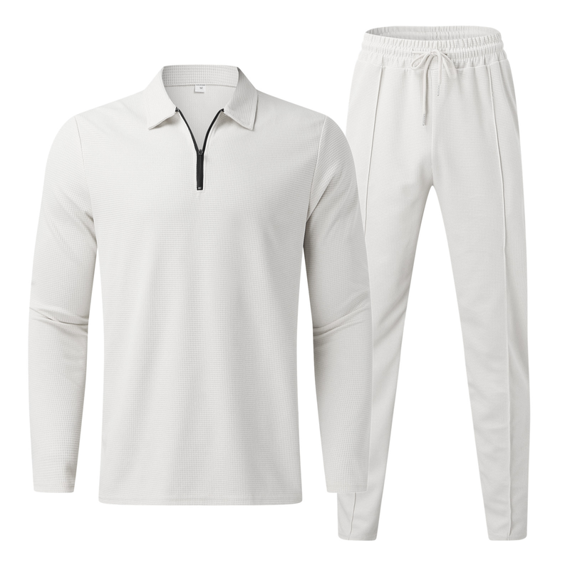 2022 Summer Long sleeved Pants Two piece Sports and Casual Men's Set_voghion.com
