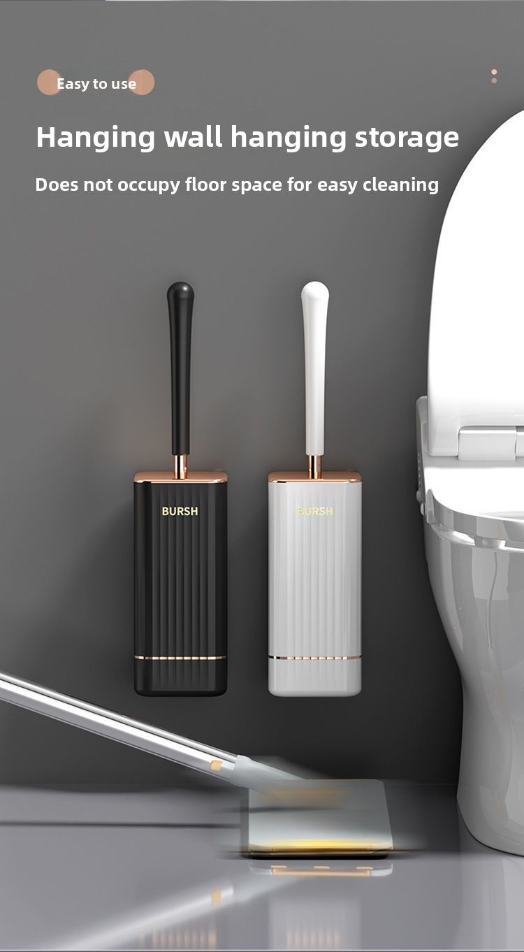 Set scopino WC in silicone ACZT 360° - Montaggio a parete | Design facile da pulire_voghion.com