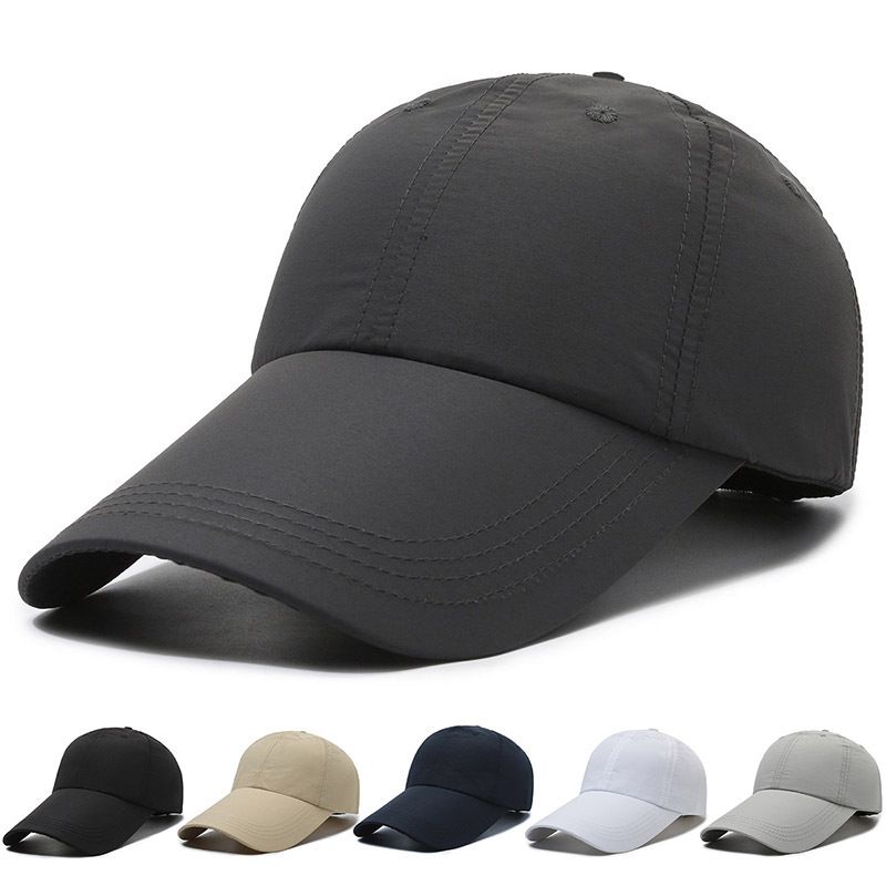 Hat men's light board sunshade breathable and quick drying in summer, extended brim baseball hat, outdoor fishing hat_voghion.com