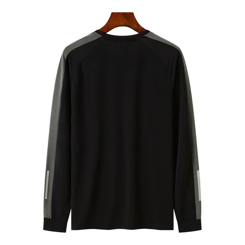 Long sleeved T-shirt for leisure, sports, fitness, high elasticity, quick drying top_voghion.com