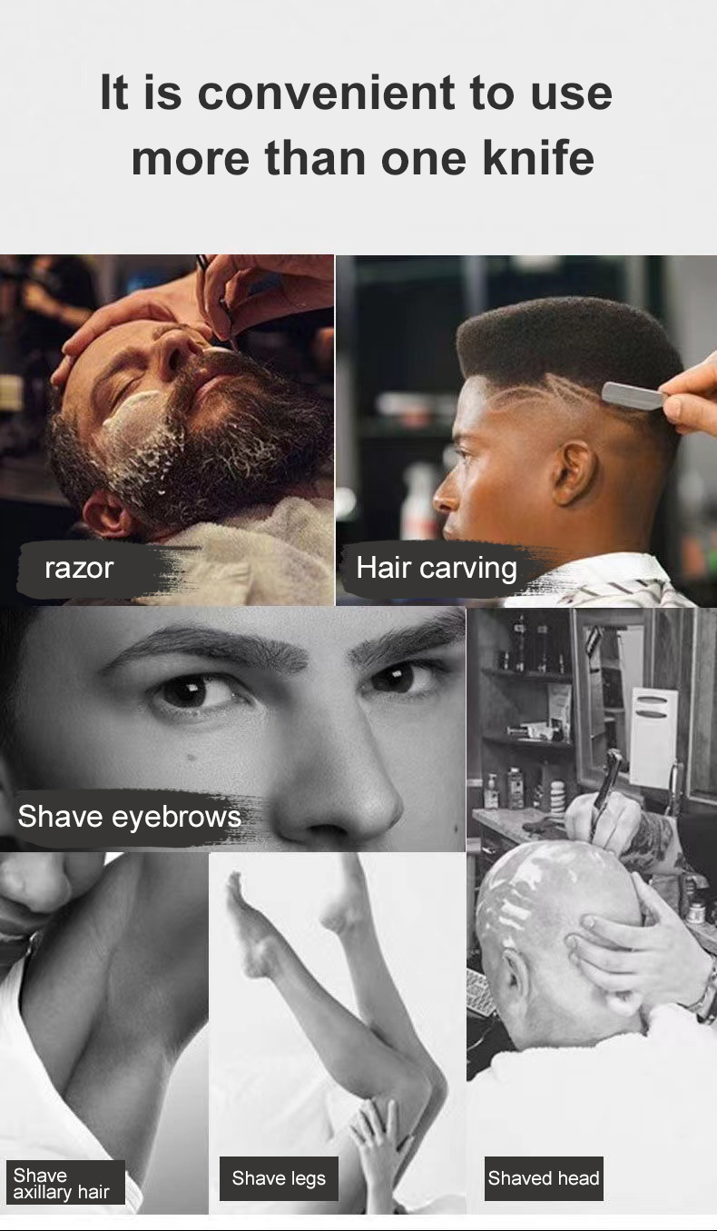 BarberTop Prachtige meswisselende scheerapparaathouder Baard Wenkbrauwscheergereedschap Handmatige ontharingstrimmer_voghion.com