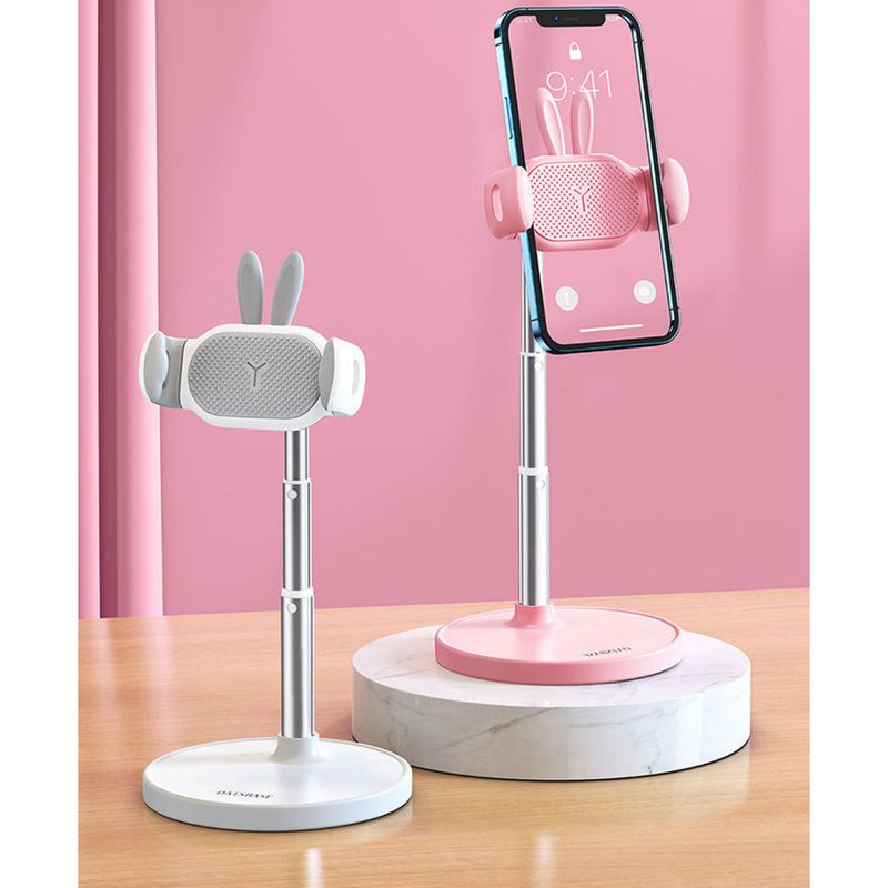 Stand Desktop Cute Bedside Watching TV Adjustable Height Live Streaming Online Classes Lazy Phone Holder_voghion.com