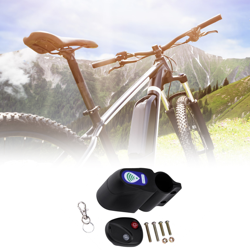 Alarmă de bicicletă Youshi, blocare wireless antifurt, telecomandă ABS, alarmă vibratoare pentru biciclete MTB, șosea_voghion.com