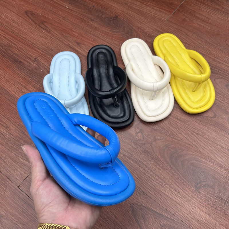 Damenschuhe Original Single Flat-Bottom-Sehnenboden Damen-Hausschuhe Einfache Flip-Flops Open-Toe-Damenschuhe_voghion.com