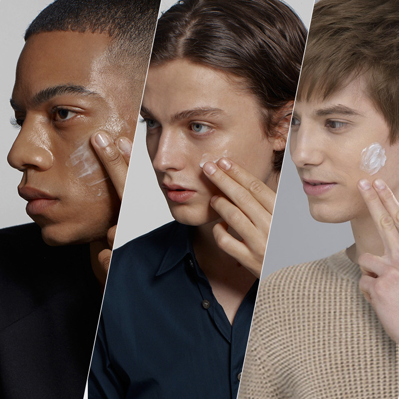 Creme facial nutritivo e reparador para homens, creme facial com retinol para clareamento de rugas, creme hidratante_voghion.com