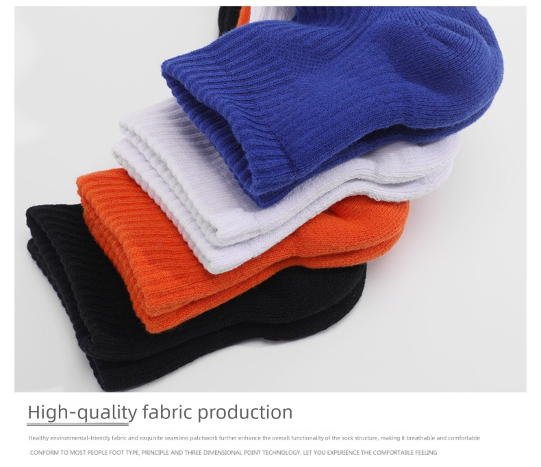 Calzini da badminton traspiranti a metà polpaccio per uomo e donna, in asciugamano spesso Mingjun Elite, da basket_voghion.com