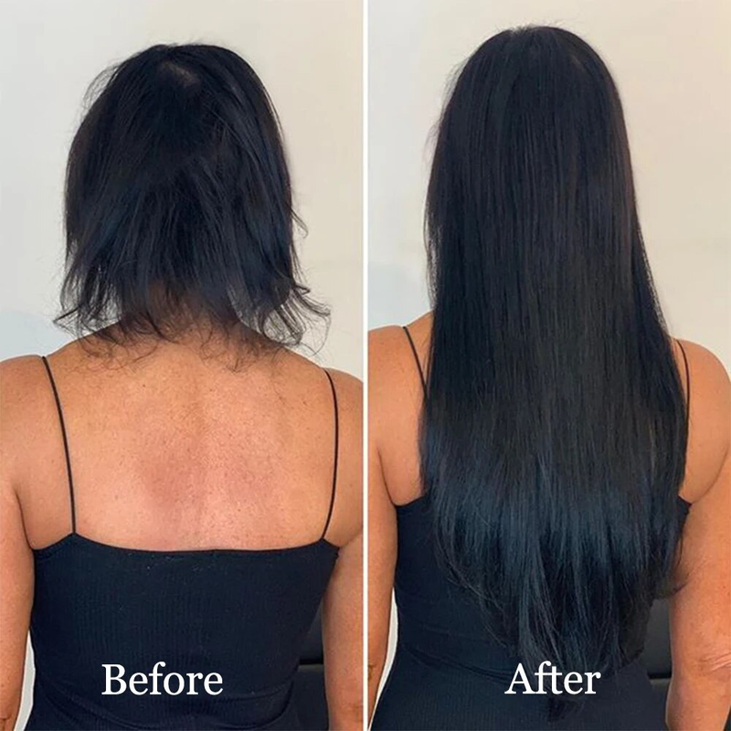 MERISIHAIR – Extensions synthétiques ondulées sans Clip, faux postiche Secret caché, faux postiche avec une ligne de poisson_voghion.com