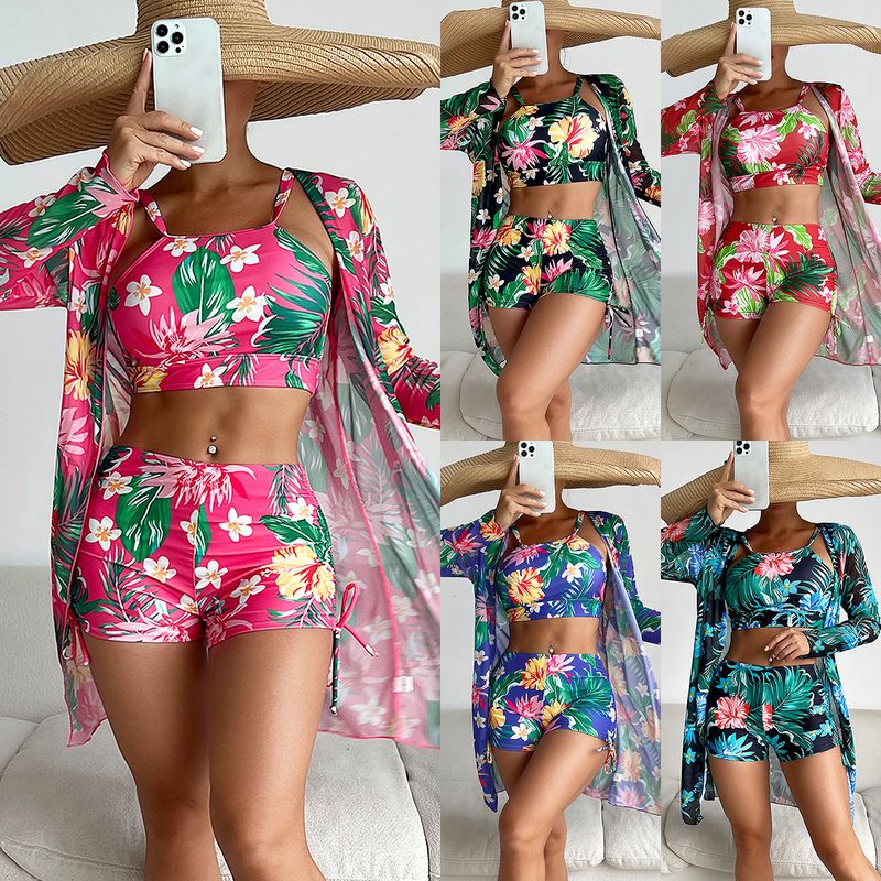Dameskleding Badpak Driedelig damesboxershort met print_voghion.com