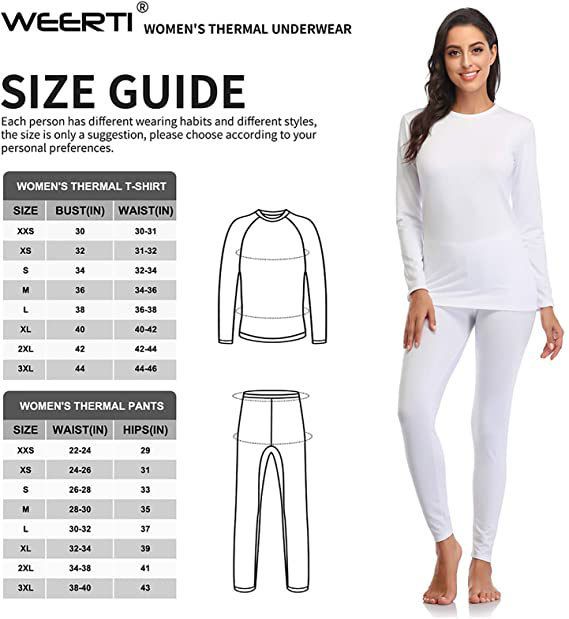 Ultra-Soft Women's Thermal Underwear Set - Warm Wool-Like Long Sleeve Top & Pants For Winter & Fall (White, Purple, Black)_voghion.com