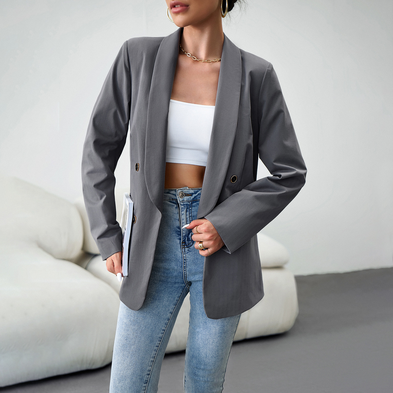 Blazer elegante da pendolare autunno inverno 2023 di Diyun Design da donna_voghion.com