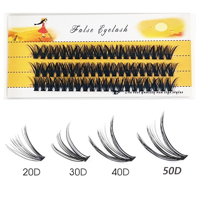 20D/30D/40D/50D False Eyelashes - Self-Application Cluster Lashes (Natural & Voluminous, Easy DIY For Everyday Wear)_voghion.com
