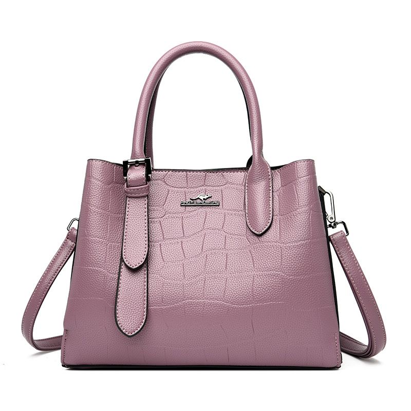 Borsa a tracolla con motivo coccodrillo, nuova da donna, modello canguro semplice_voghion.com