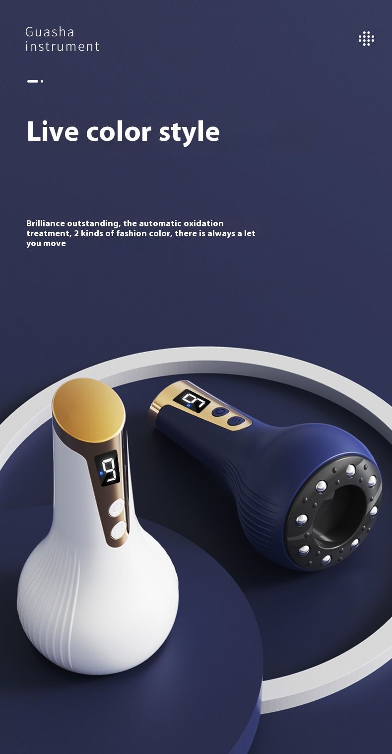Intelligent Electric Massage And Scraping Device For Full Body Massage, With Strong Suction And Painless Second Scraping And Easy Cupping Massage_voghion.com